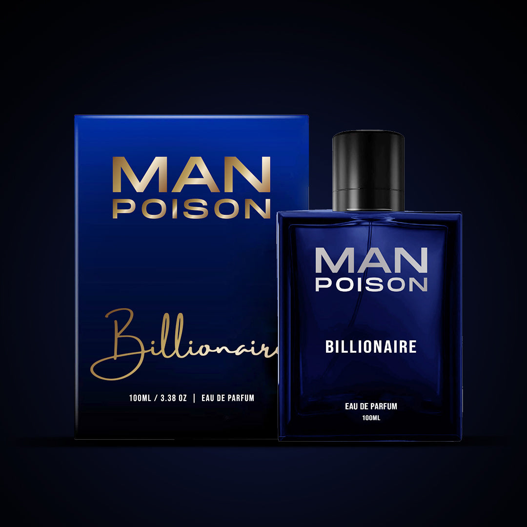 Man Poison Billionaire | Eau De Parfum | Long Lasting Perfume for Men  | 100 Ml I Office & Party Wear Man Poison Billionaire | Eau De Parfum.