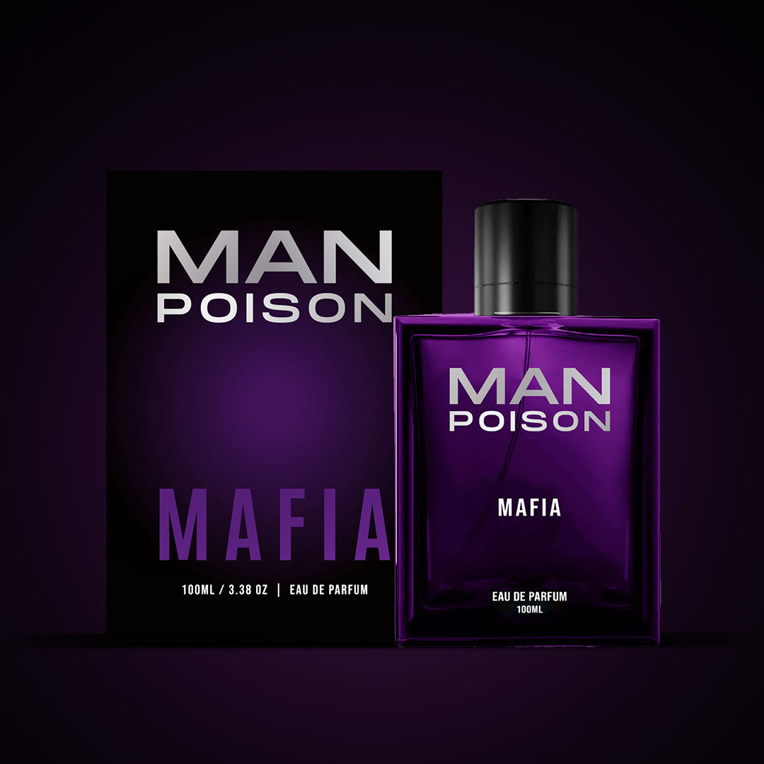 Man Poison Mafia | Eau De Parfum | Perfume for Men | Spicy and Woody Notes | 100 Ml  Man Poison Mafia | Eau De Parfum.