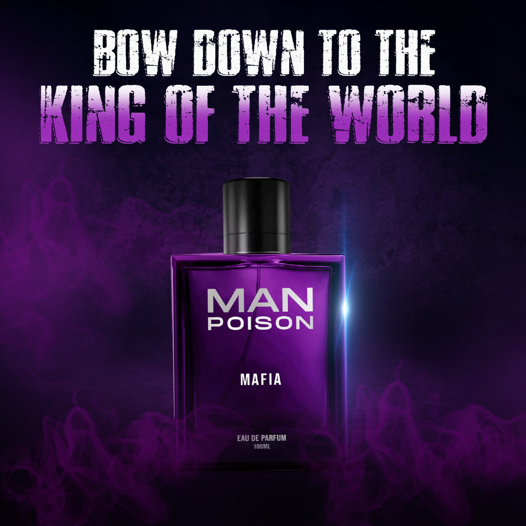 Man Poison Mafia | Eau De Parfum | Perfume for Men | Spicy and Woody Notes | 100 Ml  Man Poison Mafia | Eau De Parfum.