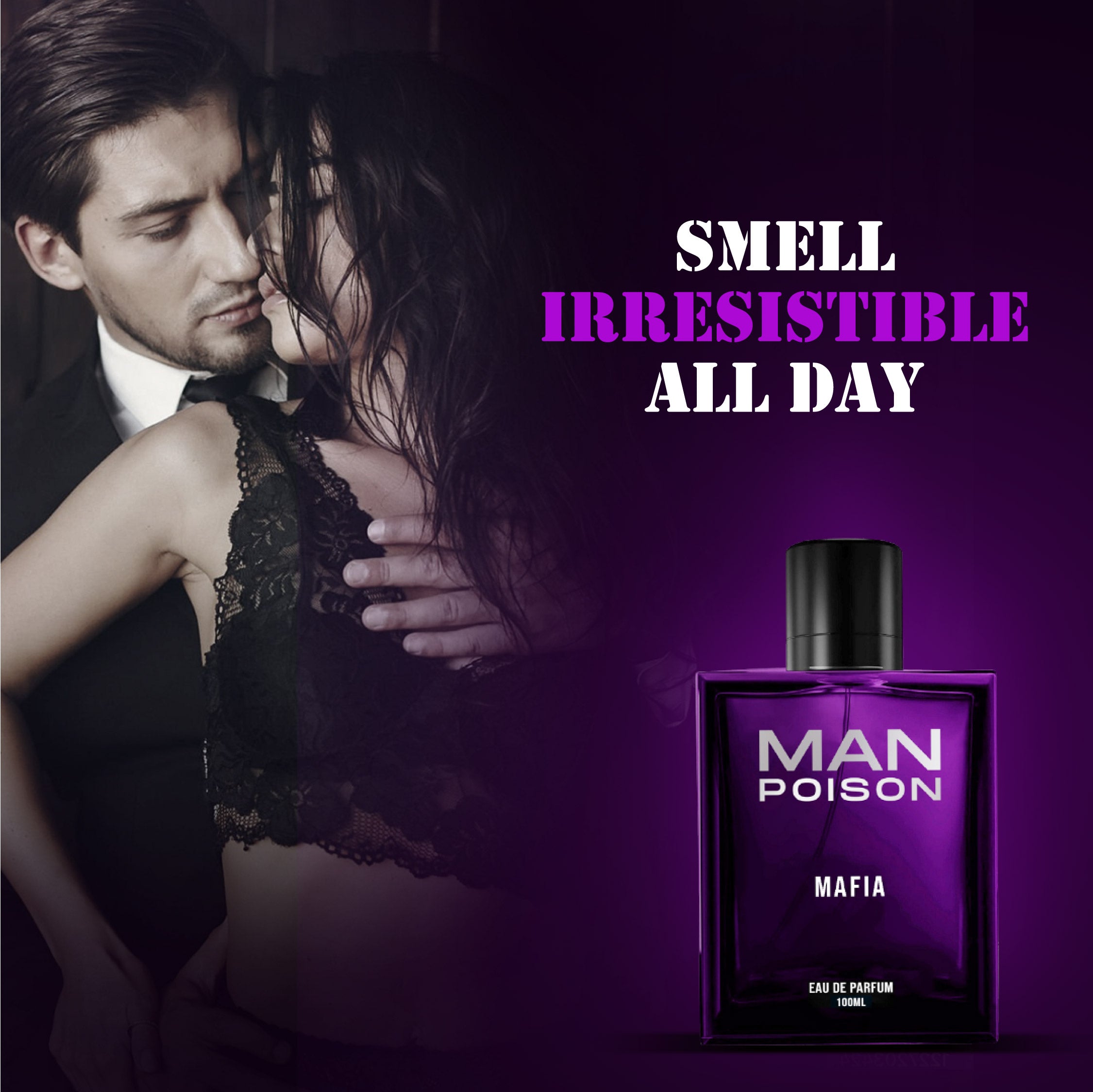 Man Poison Mafia | Eau De Parfum | Perfume for Men | Spicy and Woody Notes | 100 Ml  Man Poison Mafia | Eau De Parfum.