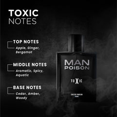 Man Poison Toxic | Eau De Parfum | Perfume for Men | Oud, Woody and Musk | 100 Ml | All Occasion Perfumes Man Poison Toxic.